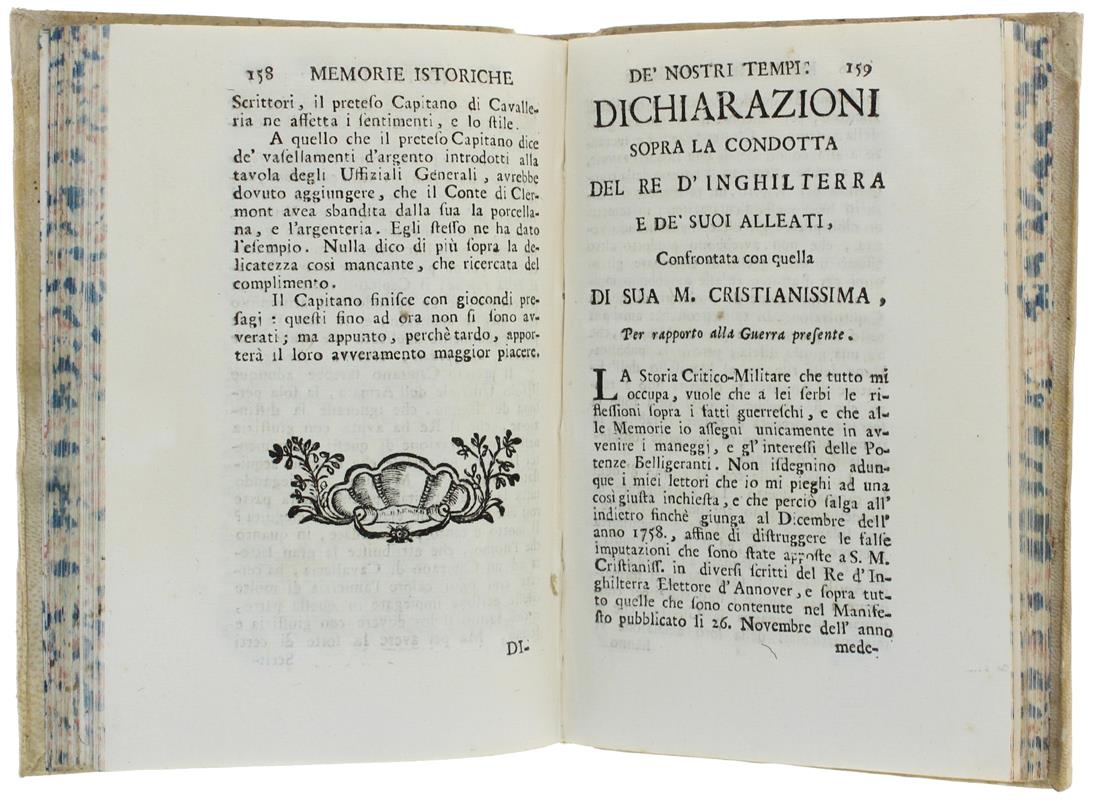 Memorie, Che Servono Alla Storia De' Nostri Tempi, Fatte Dall'osservatore Olandese… Tomo Quarto