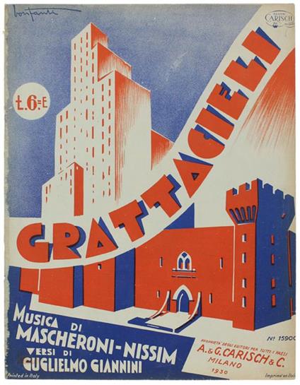 Grattacieli. Valzer (Spartito) - copertina