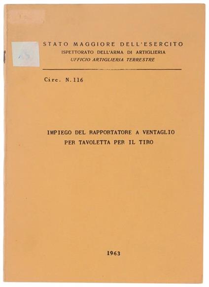 Impiego Del Rapportatore A Ventaglio Per Tavoletta Per Il Tiro - copertina
