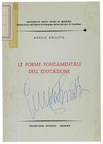 Le Forme Fondamentali Dell'educazione