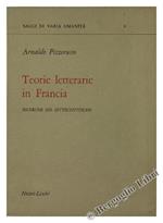 Teorie Letterarie In Francia. Ricerche Sei-Settecentesche