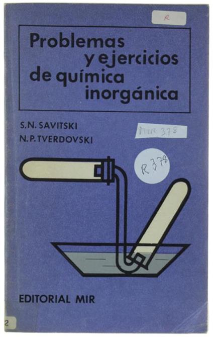 Problemas Y Ejercicios De Quimica Inorganica. Traducido Del Ruso Por C.Lopez Garcia - copertina