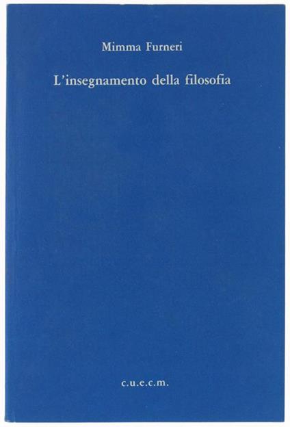 L' Insegnamento Della Filosofia - copertina