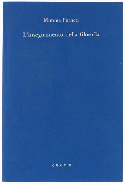 L' Insegnamento Della Filosofia - copertina