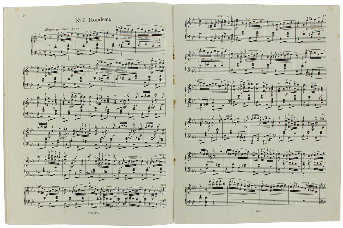 Studi Per Pianoforte. L'arte Di Diteggiare - 26 Studi Melodici. Vol. 1