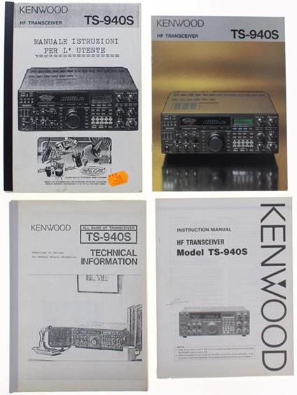 Kenwood Ts-940s Hf Transceiver. Manuale Istruzione Per L'utente - Nina Kenwood - copertina