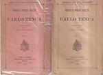 Prose e poesie Scelte di Carlo Tenca. Vol. I e II (Edizione Postuma per Cura di Tullio Massarani)