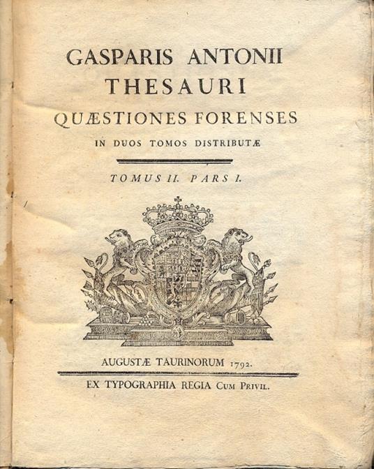 Quaestiones forenses - copertina