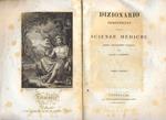 Dizionario compendiato delle Scienze Mediche. Prima traduzione italiana con giunte e correzioni