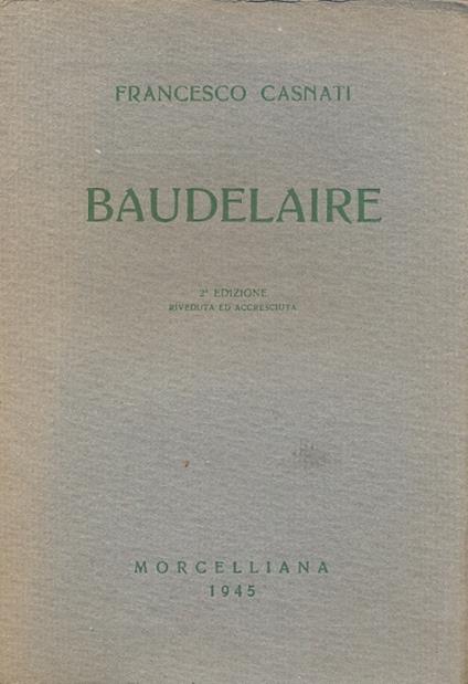 Baudelaire - Francesco Casnati - copertina