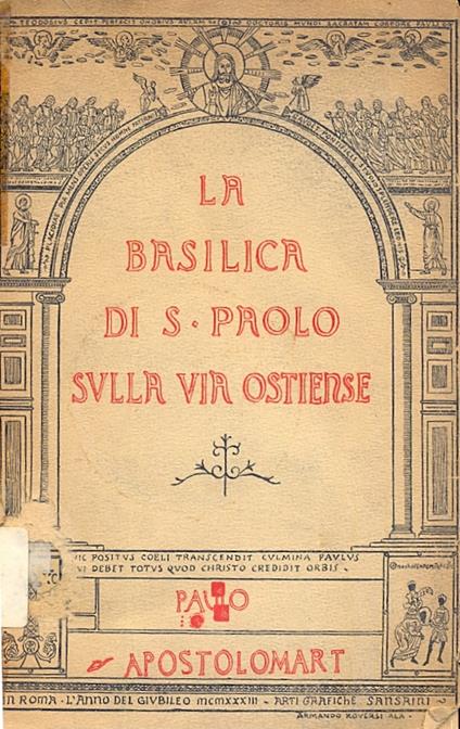 La Basilica di S. Paolo sulla via Ostiense - copertina