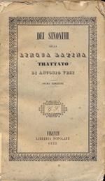 Dei sinonimi della lingua latina
