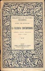 La filosofia contemporanea (Biblioteca di cultura moderna). Germania, Francia, Inghilterra, America, Italia