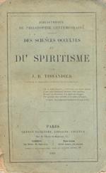 Des sciences occultes et du spiritisme
