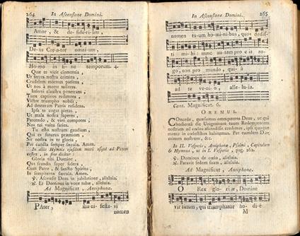 Epitomae antiphonarii romani, seu vesperale pro cunctis anni diebus, in quo continetur antiphonae, psalmi, capituale, hymni, commemorationes, orationes, e completorium. Cum Officio Sanctorum novissime a Summis Pontificibus usque ad Pium VI concessis, - copertina