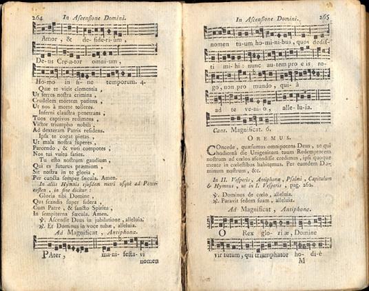 Epitomae antiphonarii romani, seu vesperale pro cunctis anni diebus, in quo continetur antiphonae, psalmi, capituale, hymni, commemorationes, orationes, e completorium. Cum Officio Sanctorum novissime a Summis Pontificibus usque ad Pium VI concessis, - copertina