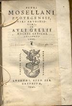 Auli Gellii Noctes Atticas, annotationes