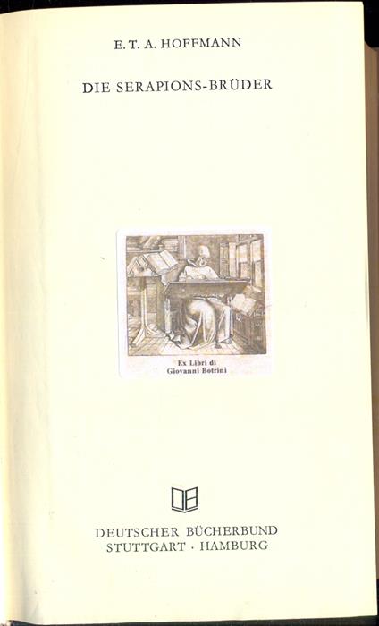 Die Serapions-Bruder - copertina