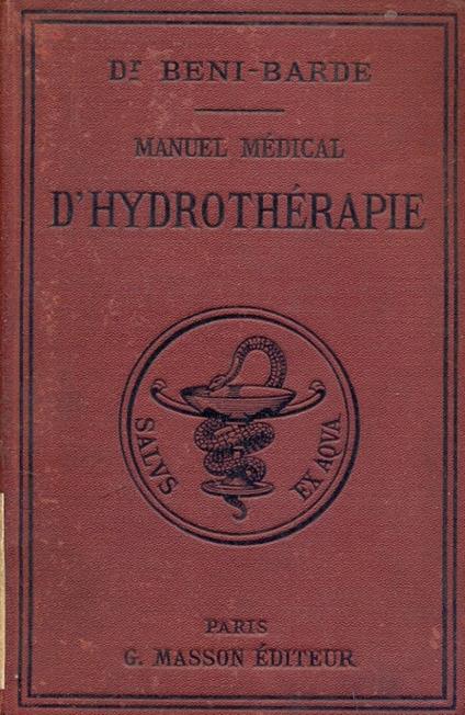 Manuel medical d'hydrothérapie - copertina