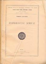 Hydnoraceae africae (Memorie della R. Accademia Nazionale dei Lincei - classe di scienze, fisiche, matematiche e naturali - serie VI - vol. V - fasc. X)