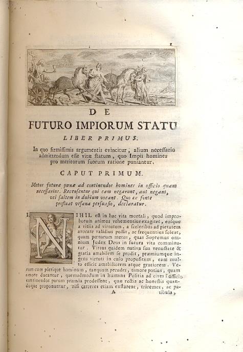 De Futuro Impiorum Statu Libri Tres - copertina