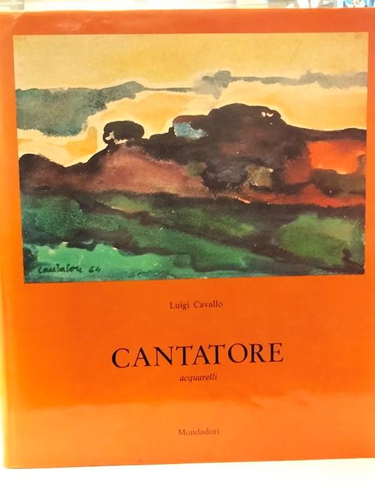 Cantatore. Acquarelli - Luigi Cavallo - copertina