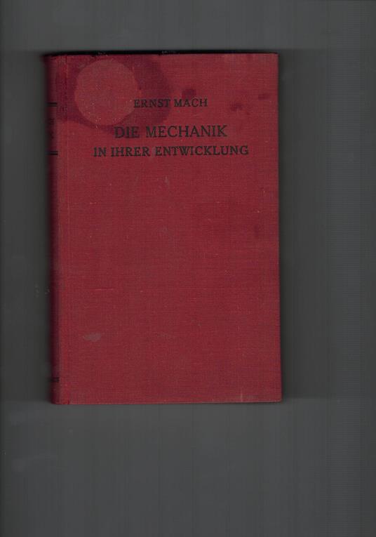 Die Mechanik in ihrer Entwicklung - copertina
