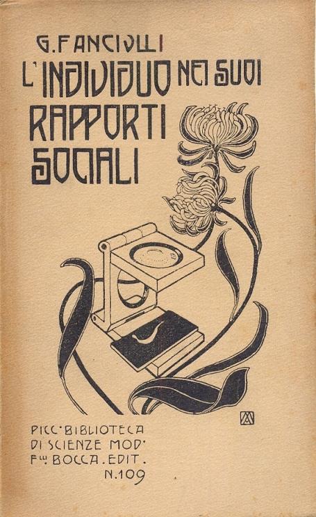 L' individuo nei suoi rapporti sociali (Piccola biblioteca di scienze moderne - n. 109) - Giuseppe Fanciulli - copertina