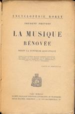 La musique rénovée. Selon la synthése acoustique