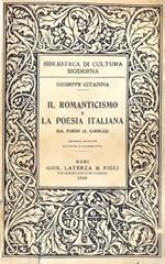 Il romanticismo e la poesia italiana dal Parini al Carducci