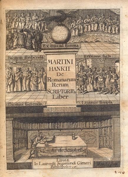 De Romanarum Rerum scriptoribus, liber. In eo quid contineatur, ad Lectorem. Epistola docet - copertina