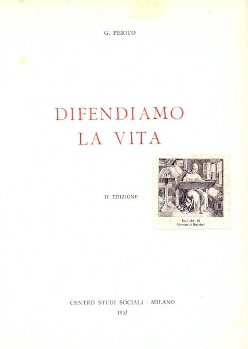 Difendiamo la vita - copertina