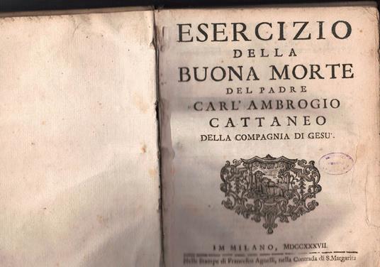 Esercizio della buona morte - copertina