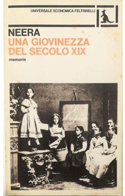 Una giovinezza del secolo XIX Memorie - copertina
