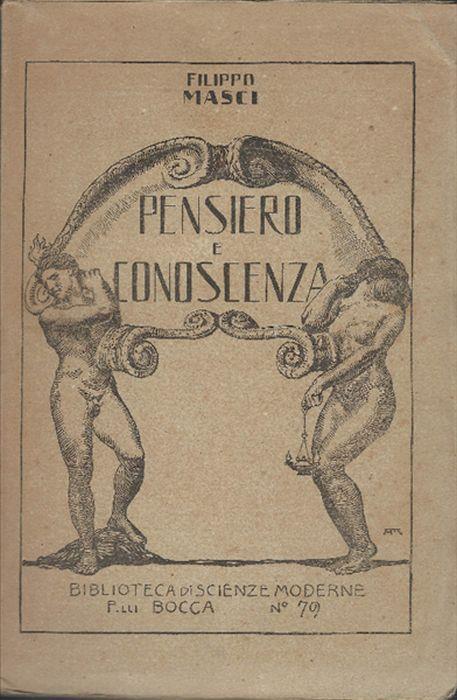 Pensiero E Conoscenza - Filippo Masci - copertina