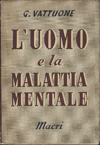 L' uomo E La Malattia Mentale - copertina