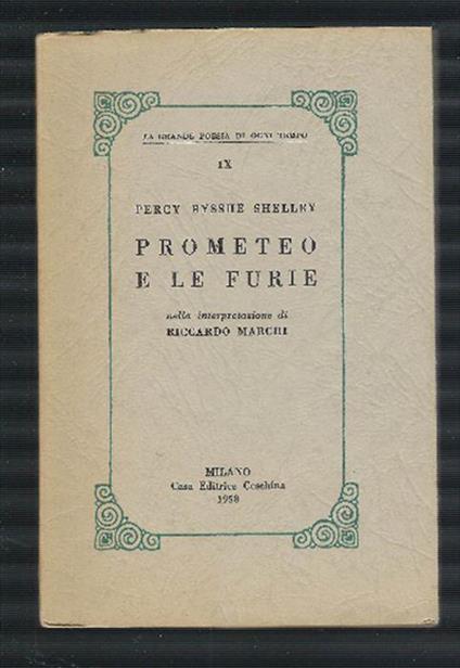 Prometeo E Le Furie - copertina