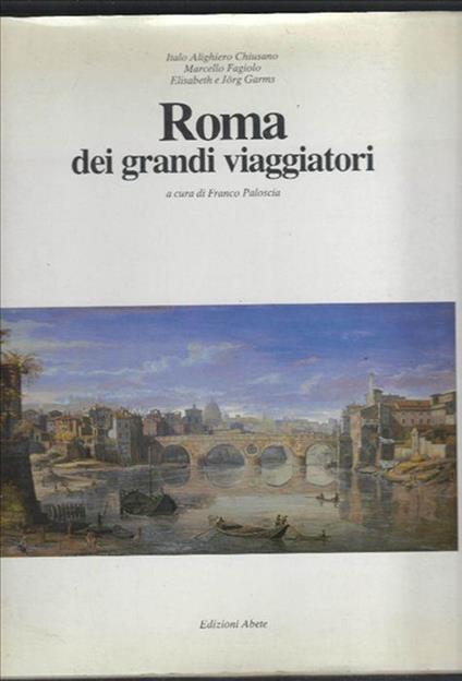 Roma Dei Grandi Viaggiatori - copertina