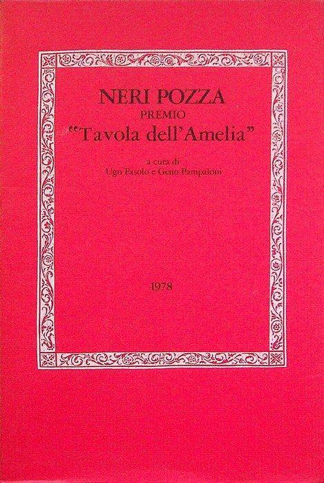 Neri Pozza premio "Tavola dell'Amelia", 1978 - Geno Pampaloni - copertina