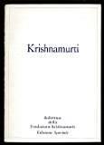 Krishnamurti - Jiddu Krishnamurti - copertina