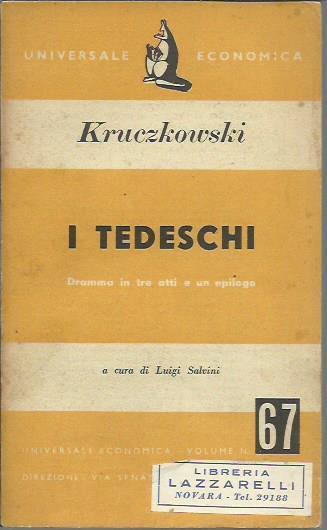 I tedeschi - Leon Kruczkowski - copertina