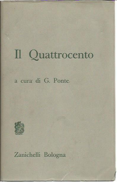 Il Quattrocento a cura di G.Ponte - copertina