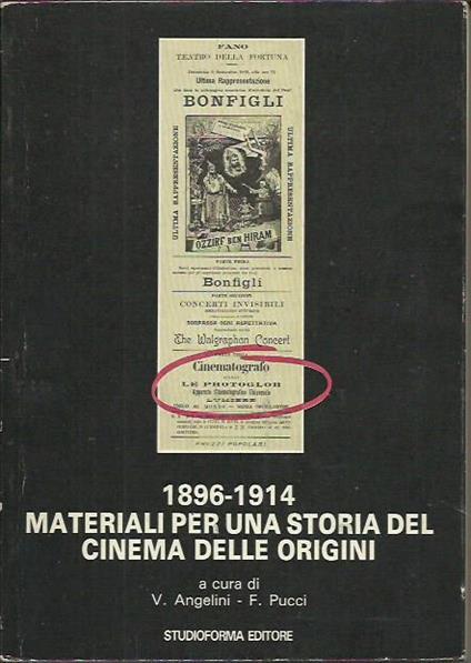 1896-1914 Materiali per una storia del cinema delle origini - Angelini - copertina