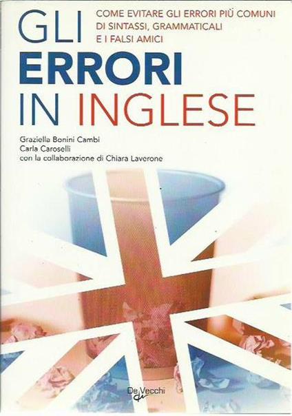 Gli errori in inglese - copertina