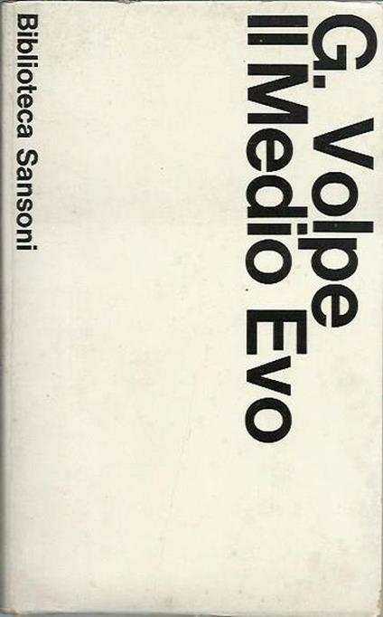 Il Medio Evo - G. Antonio Volpi - copertina