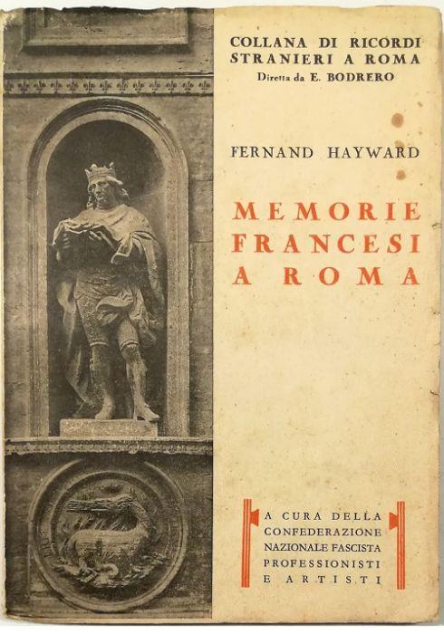 Memorie francesi a Roma - Fernand Hayward - copertina