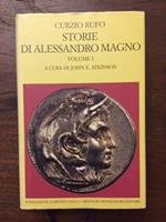 Storie di Alessandro Magno. Volume I (Libri III-V). A cura di John Atkinson