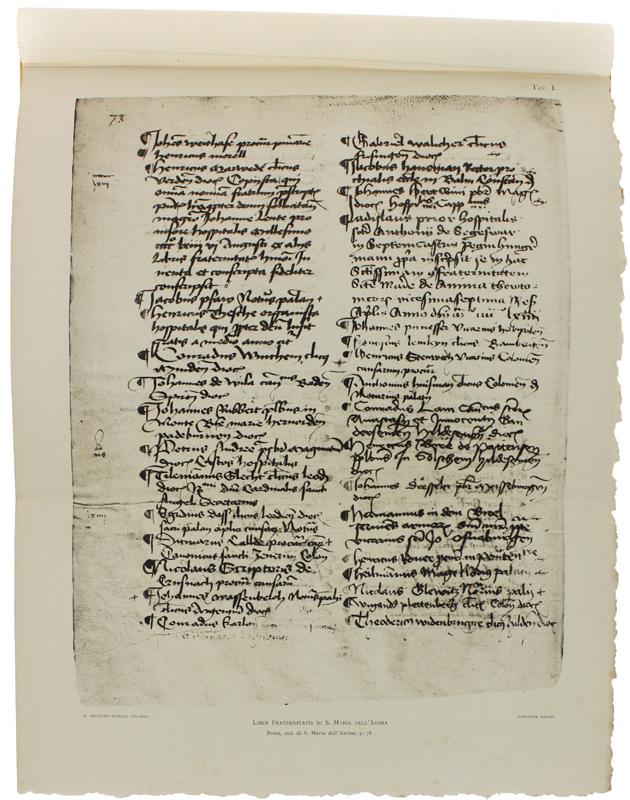 Necrologi E Libri Affini Della Provincia Romana. Volume Ii: Necrologi Della Città Di Roma - Tavole