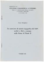 Un Contratto Di Societa' Tipografica Del 1469: Orefici E Libri A Stampa Nella Roma Di Paolo Ii