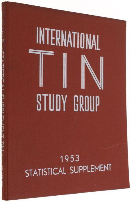 Supplement 1953 To The Statistical Year Book 1952 - Tin - Timplate - Canning- - copertina